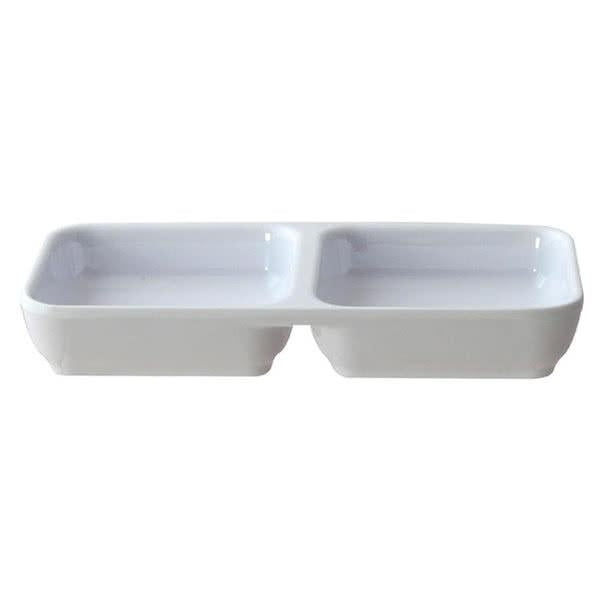 Classic Melamine Rectangular Sauce Dish -12/case