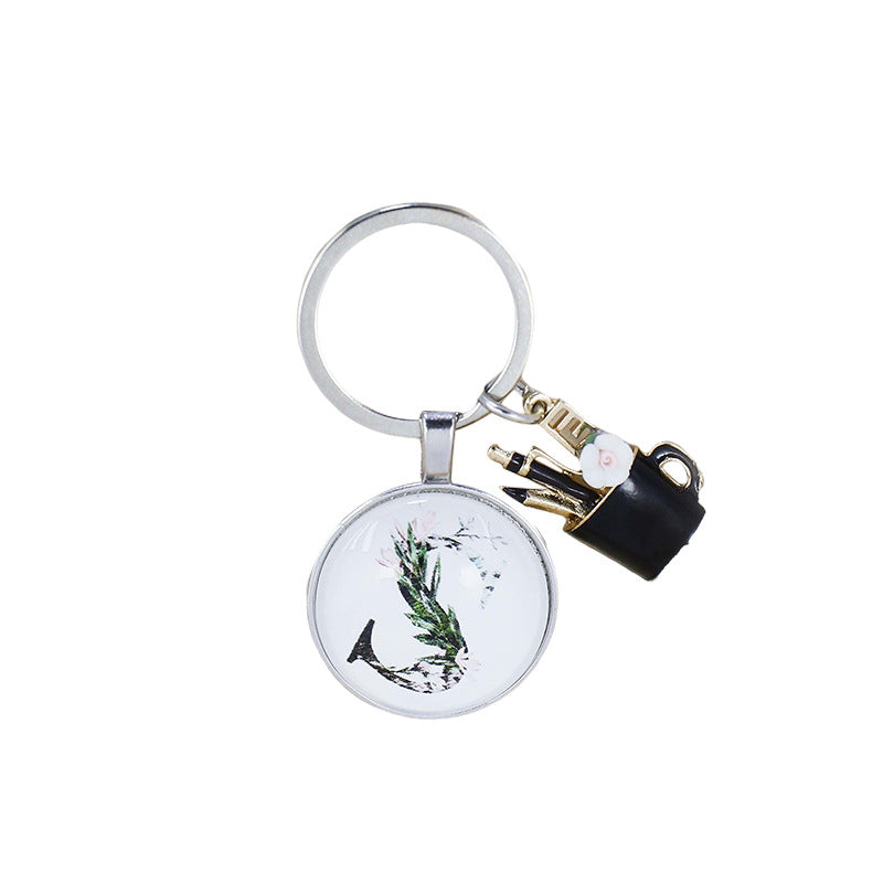 Enamel Pen Holder Teacher's Day Gift Keychain