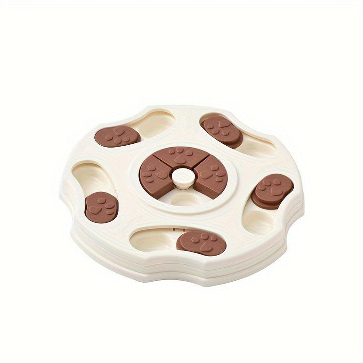 Interactive Slow Food Bowl For Pets For Dogs And Cats Training And Slow Feeding Assistant Non-electric Plastic Intelligence Game Stimulates Intelligence And Good Habits Multi-stage Challenge, Foo
