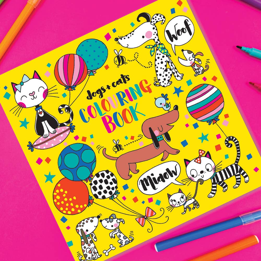 Children’s Dogs & Cats Colouring Book for Animal Lovers
