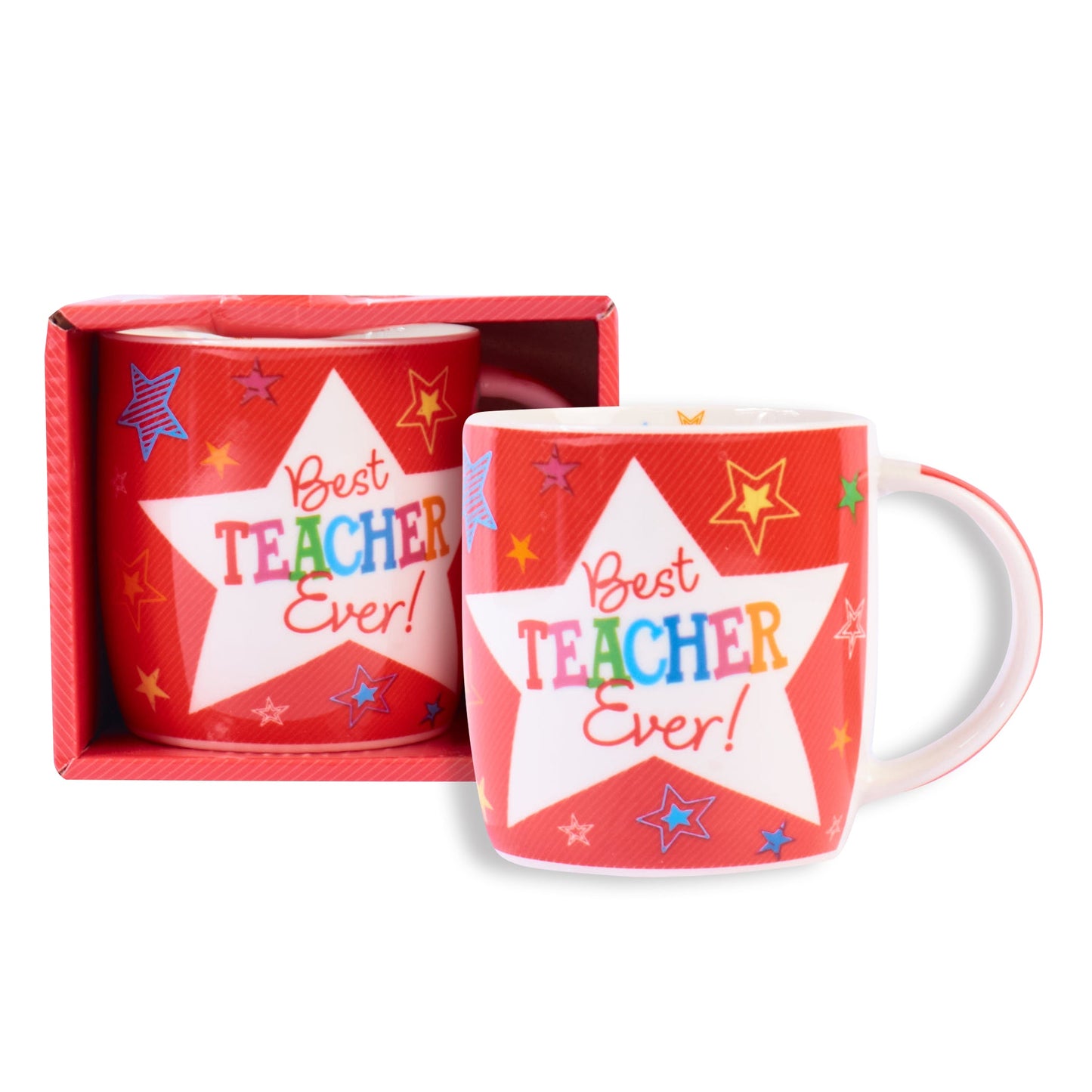Best Teacher Ever Text Mug 13.5oz