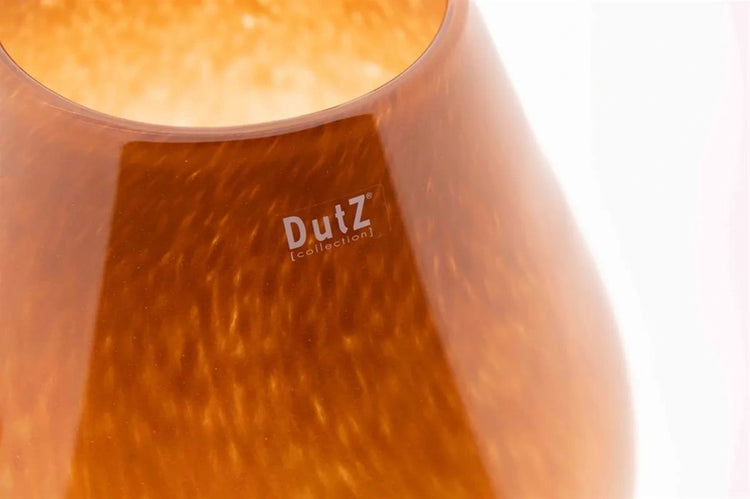 Vase DRUBA - H24 D24 cm - RUSTED BROWN by DutZ