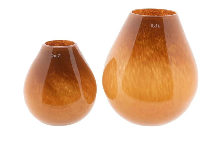 Vase DRUBA - H24 D24 cm - RUSTED BROWN by DutZ
