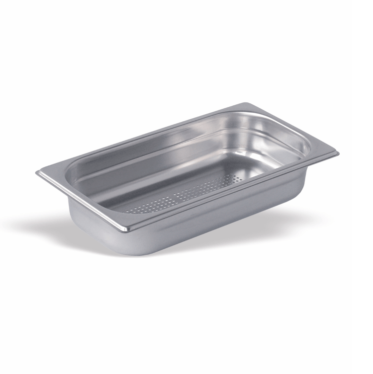 20mm Deep 1/3 Stainless Steel Perforated Gastronorm