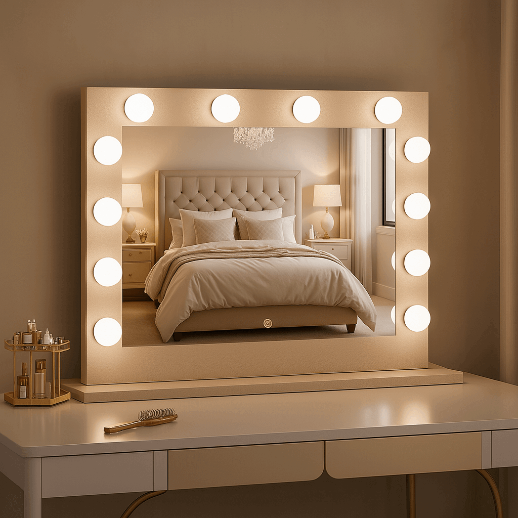 Jolie Gold Hollywood Mirror 80 x 60cm