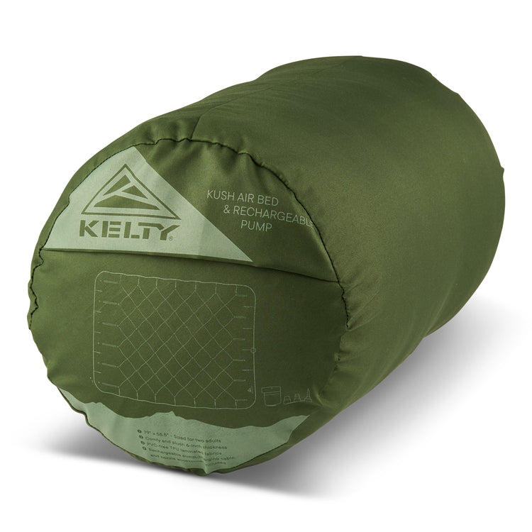 Kelty Kush Air Bed With Rechargeable Pump in Sea Spray