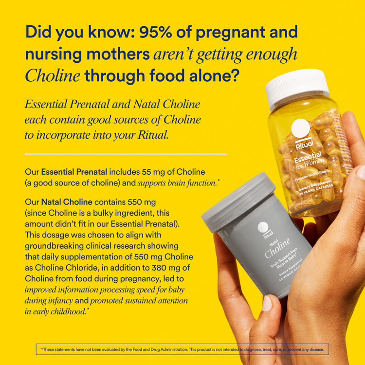Ritual Essential for Women Prenatal Multivitamin – Vegan, Non-GMO, Citrus, 30 Days