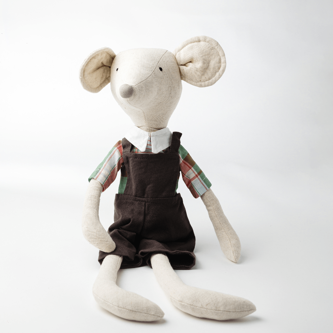 Jerry Mouse | Heirloom Cotton Keepsake Toy