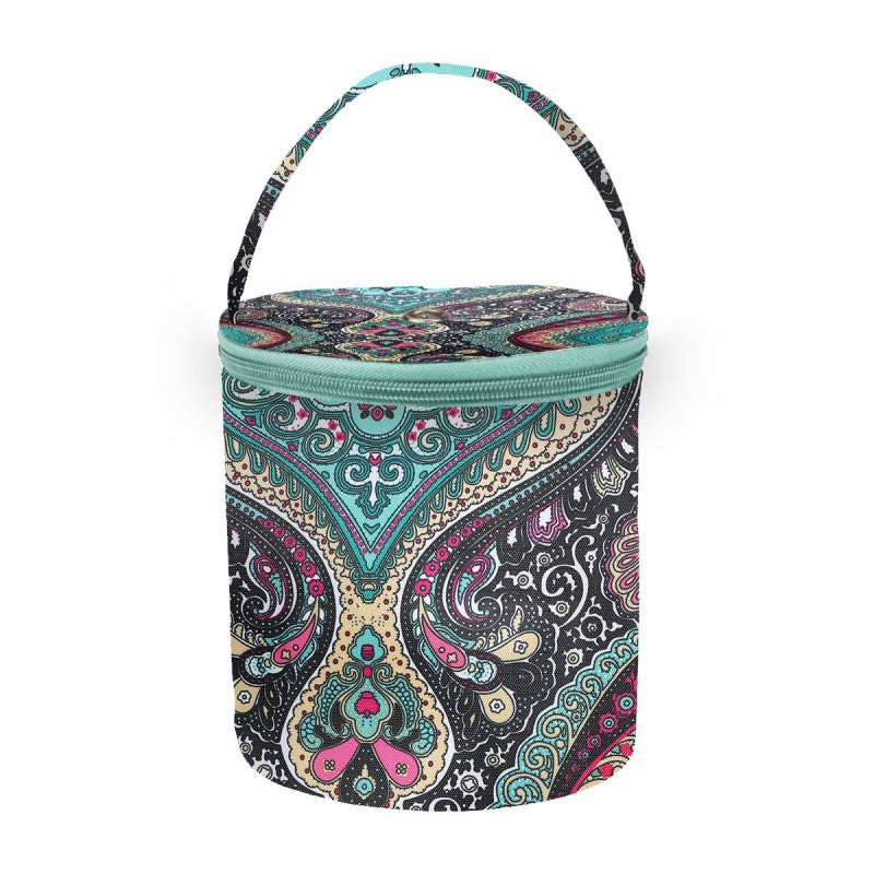 DIY Hand Knitting Tools Crochet Thread Storage Bag Printing