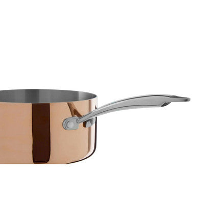 Copper Finish 20cm Saucepan with Lid | Minerva
