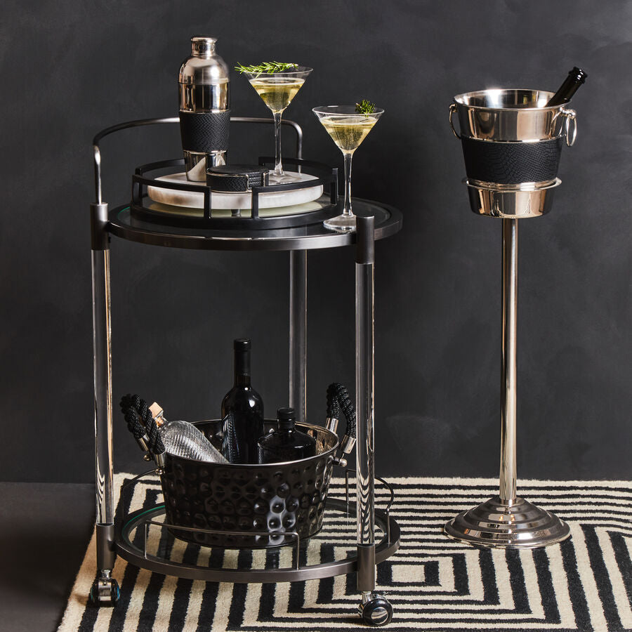 Champagne and Wine Bucket on Stand | Mixology