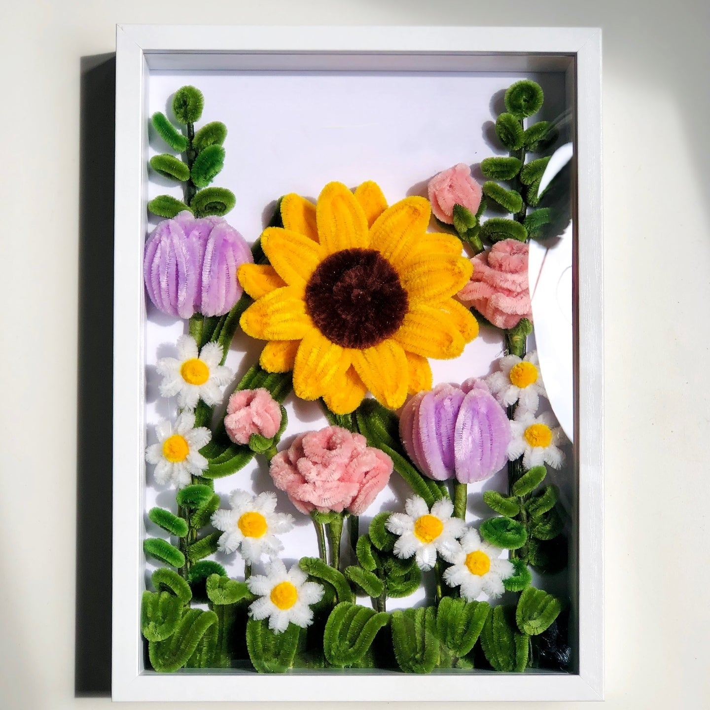 Mother's Day Teacher's Day Gift Sunflower Photo Frame Decoration Material Package