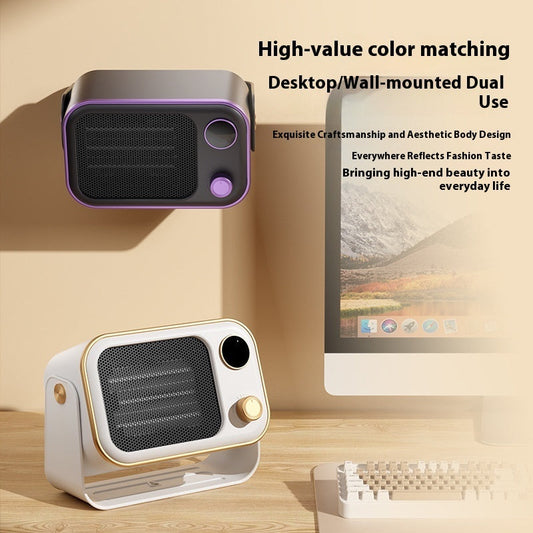 Table Stand Warm Air Blower Desktop Small High-power Heater