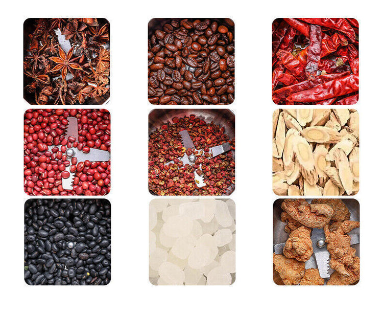 300W Electric Coffee Grinder Grinding Milling Bean Nut Spice Matte Blade Blende