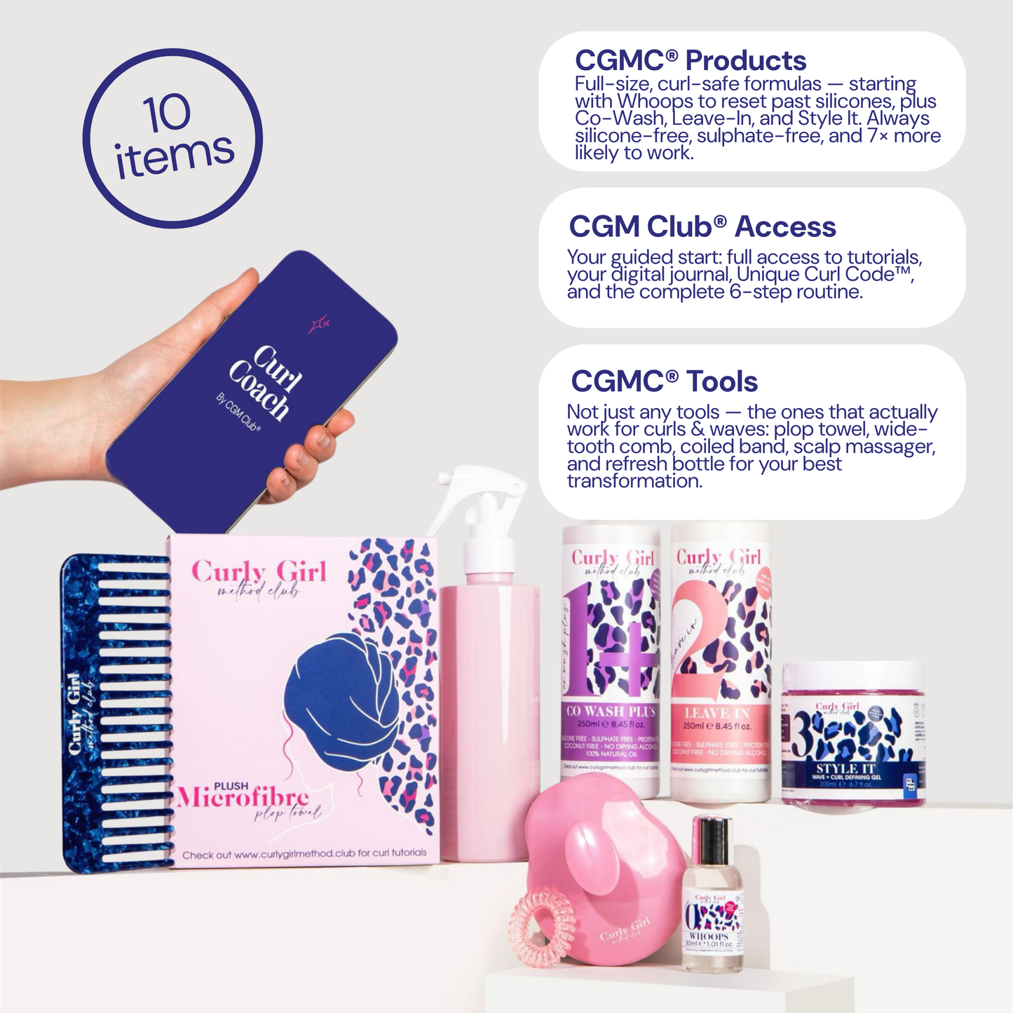 Wavy + Curly Girl Method Starter Kit