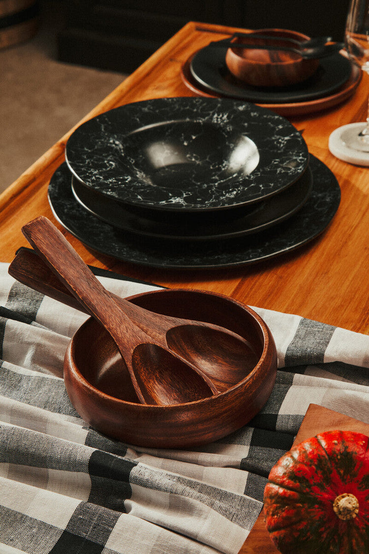 Acacia Small Salad Servers | Kora