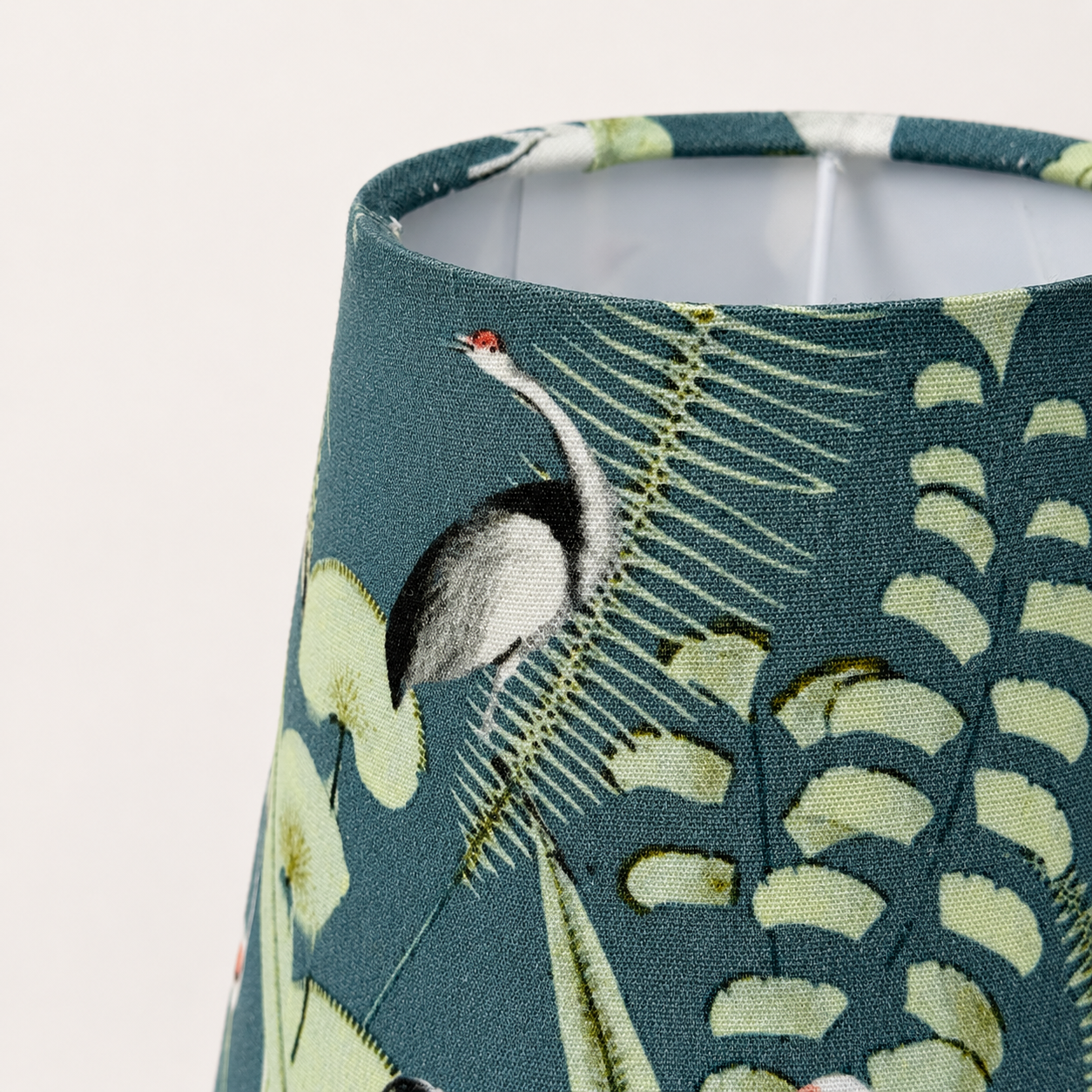 Flamingo Lampshade - Blue & Green 17cm Table & Wall Light Shade