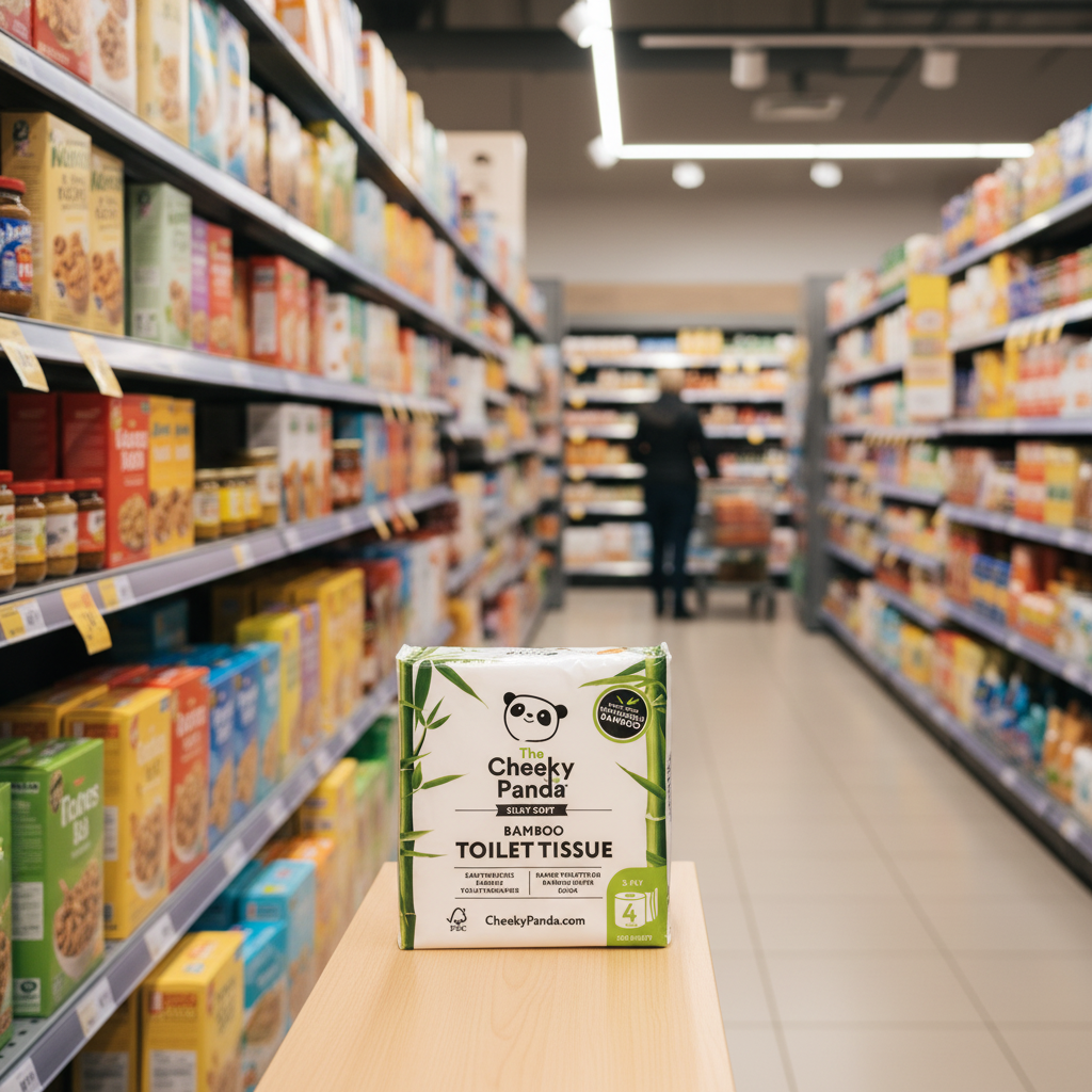 The Cheeky Panda Plastic free toilet tissue - 4pc