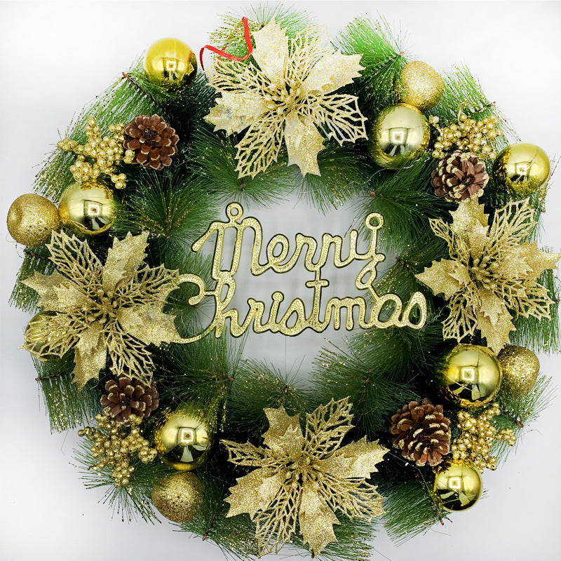 Christmas Wreath Door Hanging Decorations Festive Ornaments
