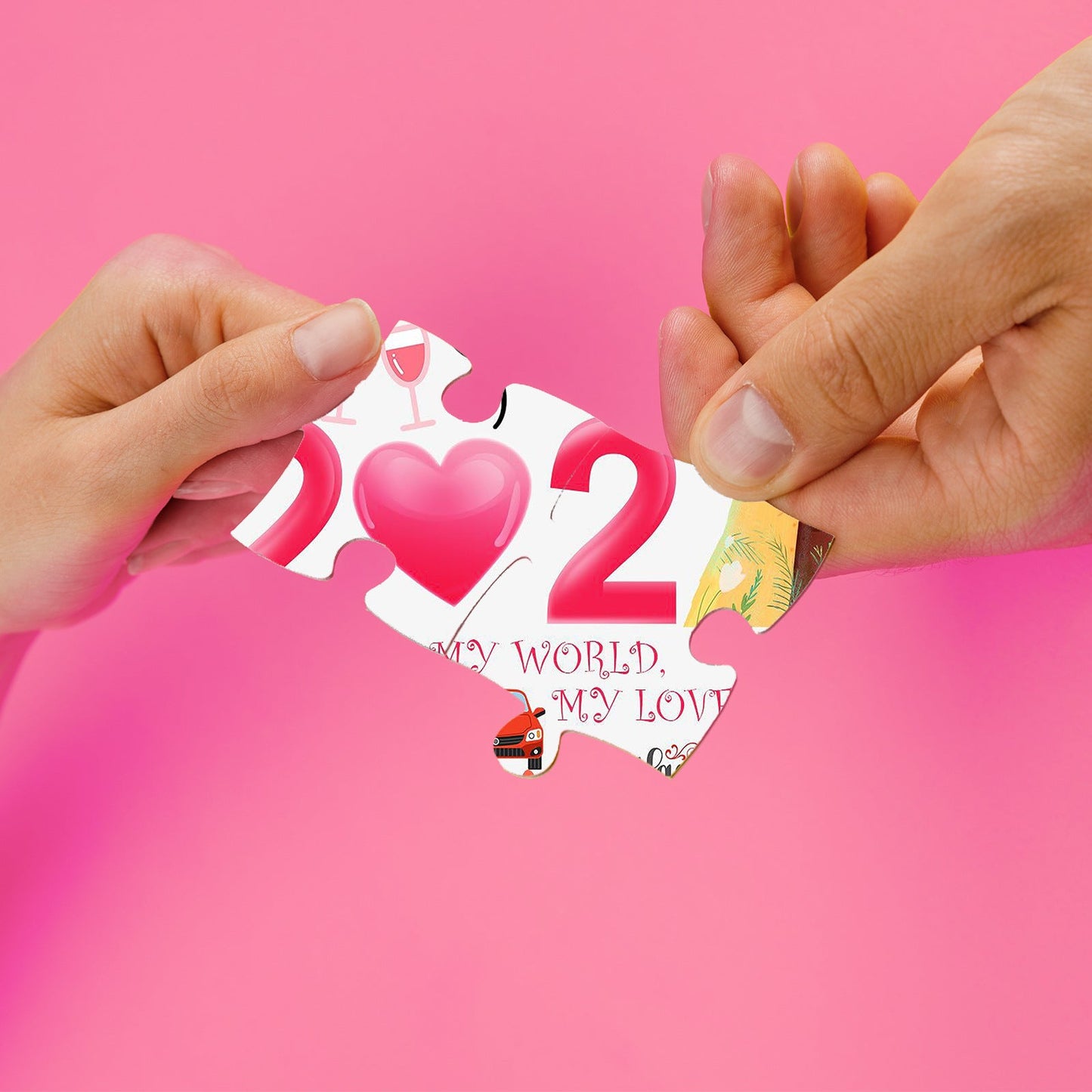 Valentine's Day Gift Puzzle 1000 Pieces Funny Toys Personalized Gifts Interactive Assemble Game
