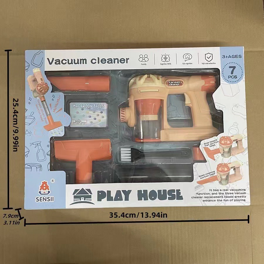 Kids' Pretend Play Simulation Electric Vacuum Cleaner Toy