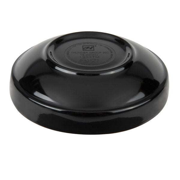 Tenmoku Flat Melamine Bowl 6oz - Dozen