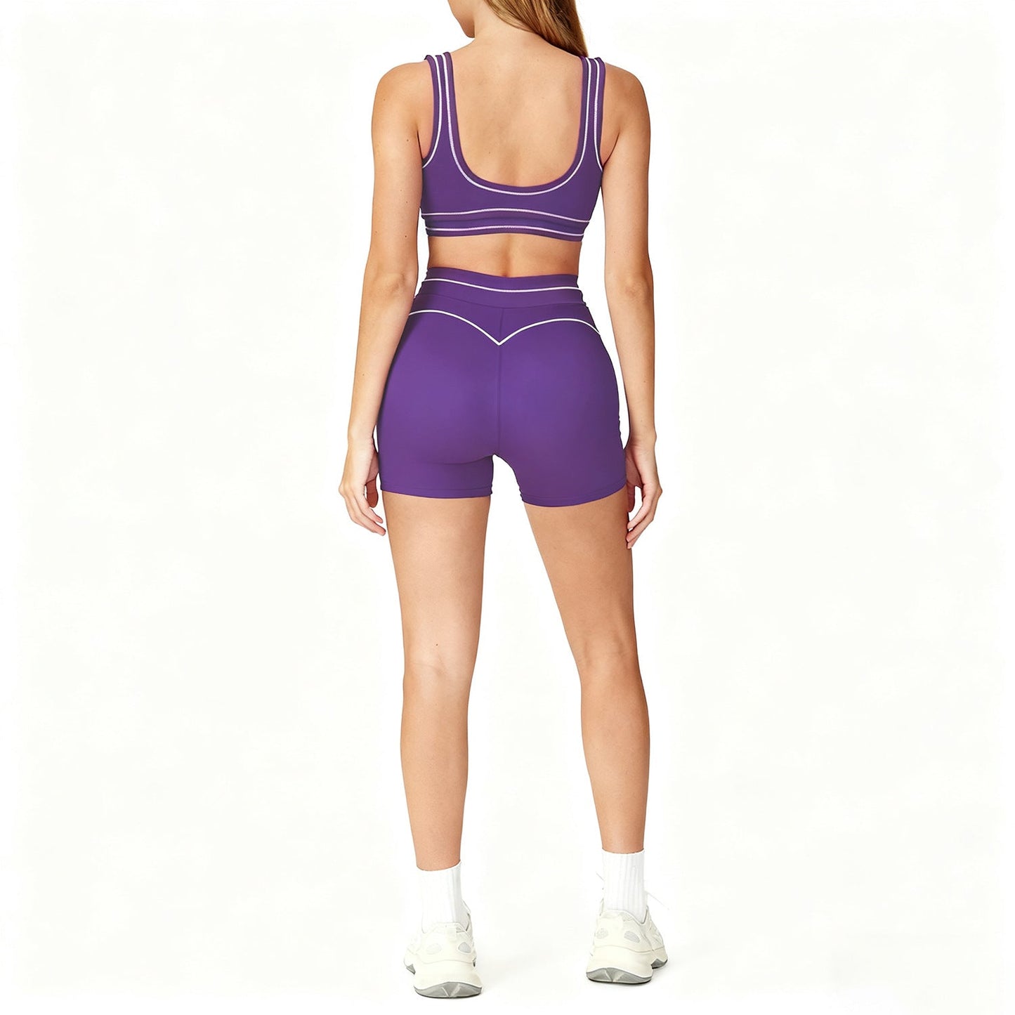 Yoga Shorts Outdoor Running And Fitness Outfit Set