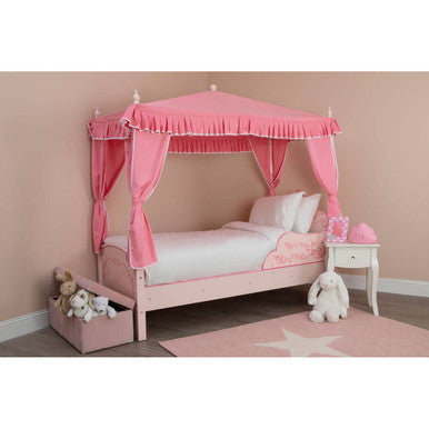 Nico Pink Princess Palace Canopy Single Bed