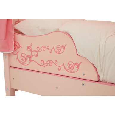 Nico Pink Princess Palace Canopy Single Bed