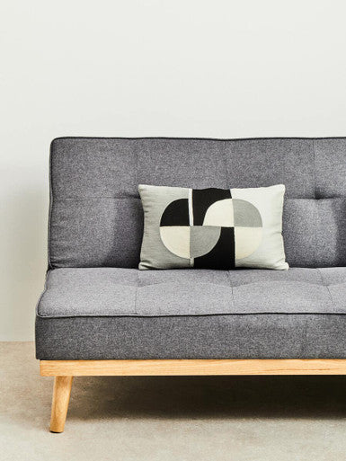 Stockholm Grey Linen 3 Seater Sofa Bed