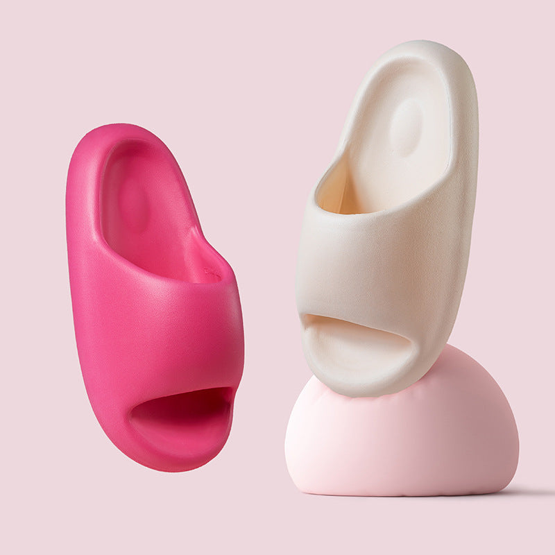 Premium Soft Bread Slippers - Comfortable Summer Bathroom Slides for Women & Men