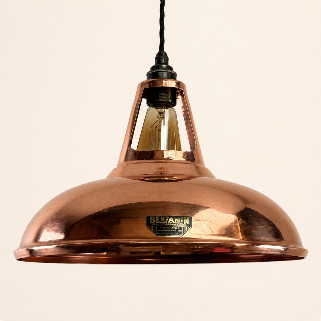 Cawston XL Solid Copper Coolicon Pendant - 14 Inch | Factory Second