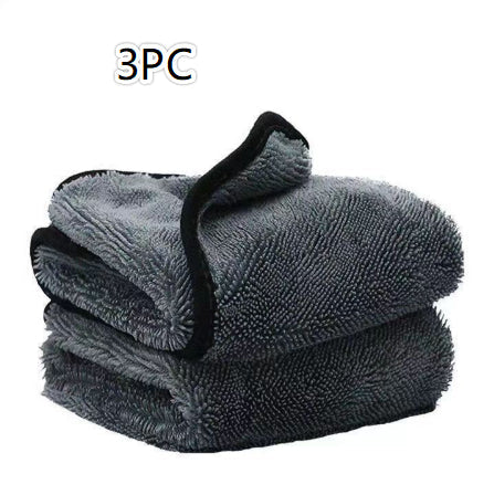 Towel Microfiber Car Beauty Car Towel Not Easy To Shed Hair Thickened Absorbent Seamless Car Cleaning Cloth