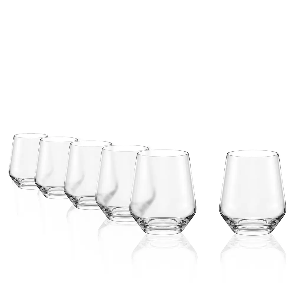 Stolzle Lausitz Quatrophil Whisky Tumbler Glasses - 470ml - Box of 6