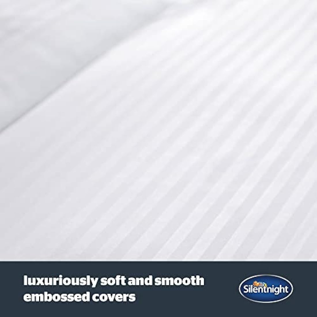 Silentnight Hotel Collection King Size Duvet – All Year Round 10.5 Tog Luxurious Hotel Quality Duvet Quilt – Hypoallergenic and Machine Washable – King Size Bed, White