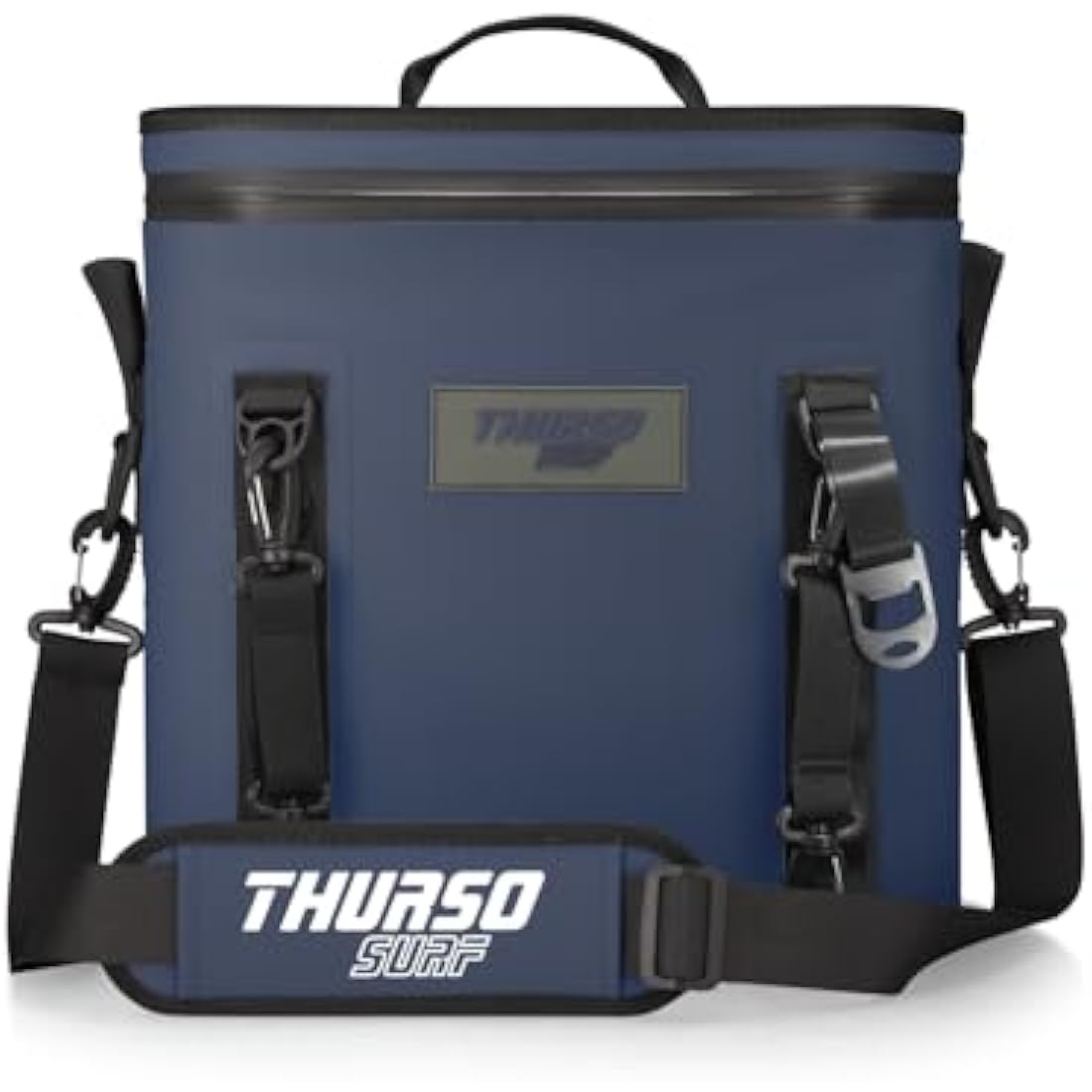 THURSO SURF Soft Cooler 24 Can Portable Ice Cooler Bag — 48 hr Insulation Leakproof & Airtight Waterproof Zipper Floating Beach Cooler for Travel Camping Kayak Paddleboard