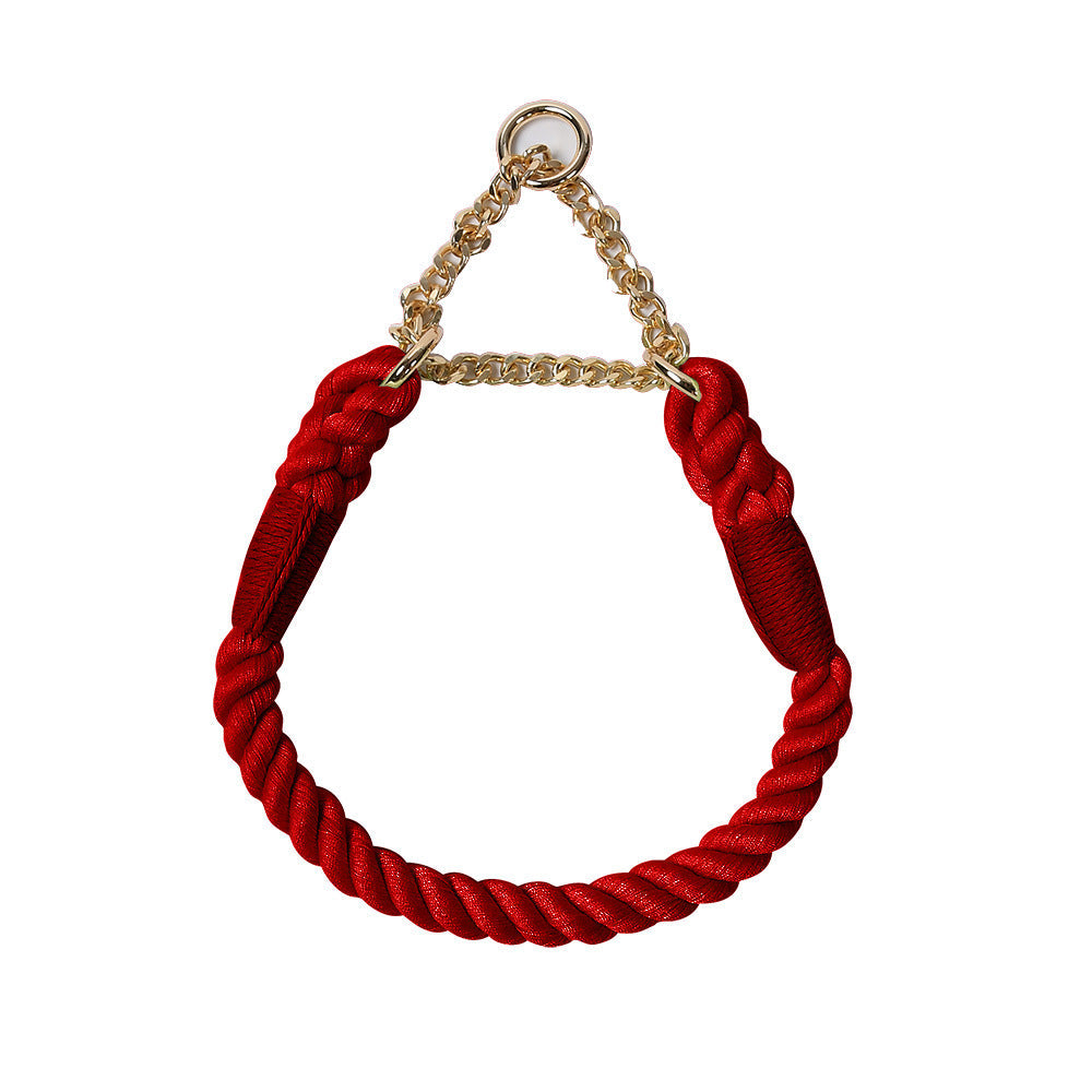 Braided Rope Dog Pet Explosion-proof Collar
