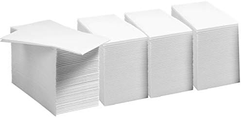 JEBBLAS Guest Towels Disposable Cloth Like Paper Christmas Paper Towles Hand Napkins Soft, Absorbent, Paper Hand Towels for Kitchen, Bathroom, Parties, Weddings, Dinners or Events White, 200 Pack