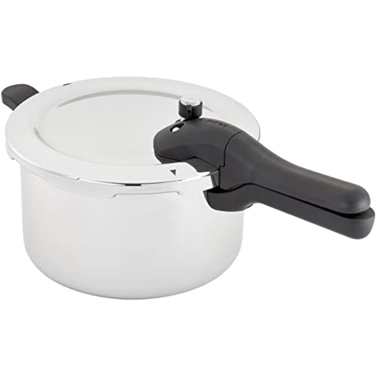Judge Stainless Steel Pressure Cooker 5L, (25cm) With Steamer Basket, Great Healthier and Quicker Cookware, Suitable for All Hob Types