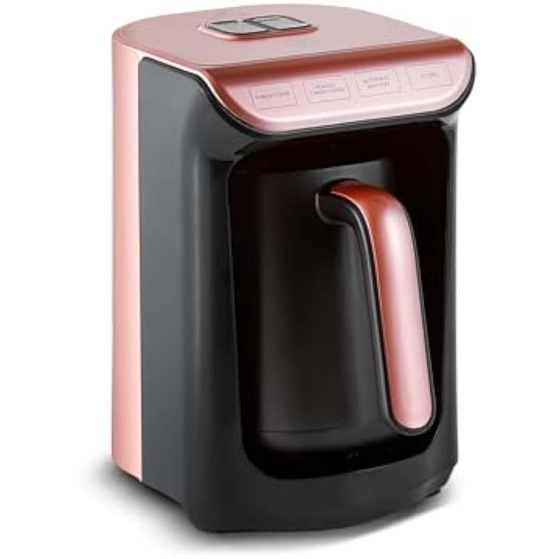 KARACA Hatır Köz Turkish Coffee Machine, for 5 People, 535W, Simple, Traditional & Fully Automatic Turkish Coffee Maker, Roseberry