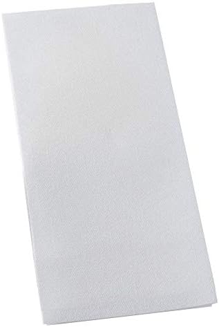 JEBBLAS Guest Towels Disposable Cloth Like Paper Christmas Paper Towles Hand Napkins Soft, Absorbent, Paper Hand Towels for Kitchen, Bathroom, Parties, Weddings, Dinners or Events (White, 200 Pack)