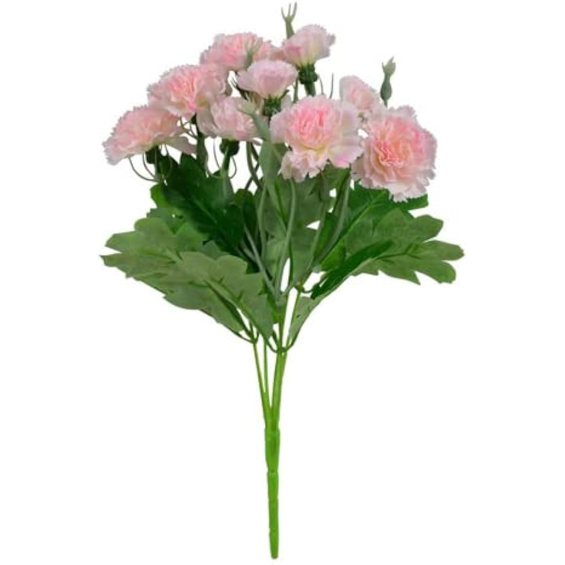 Corkwaw 40 Heads Artificial Carnations,Silk Hydrangea Bouquet Decoration Plastic Plant Suitable for Photo Props Family Party Home Decoration Bridal Wedding Bouquet Decoration (Light Pink)