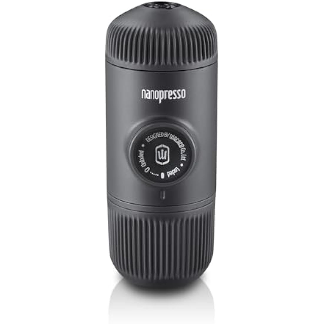 WACACO Nanopresso Portable Espresso Maker, Upgrade Version of Minipresso GR, 18 Bar Pressure, Extra Small Travel Coffee Maker, Manually Operated, Compatible with Ground Coffee