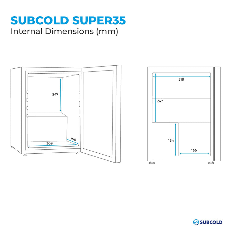 Subcold Super35 LED Beer Fridge