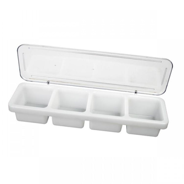4 Compartment Bar Caddy with cover