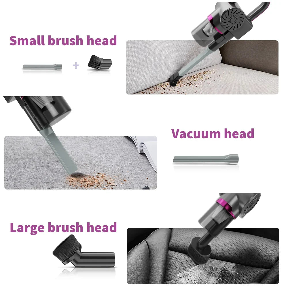 4-in-1 Cordless Vacuum Cleaner Rechargeable Handheld Vacuum Pet Hair Cleaning