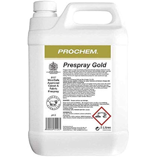 Prochem Prespray Gold Professional Sensitive WoolSafe Carpets Cleaning Solution