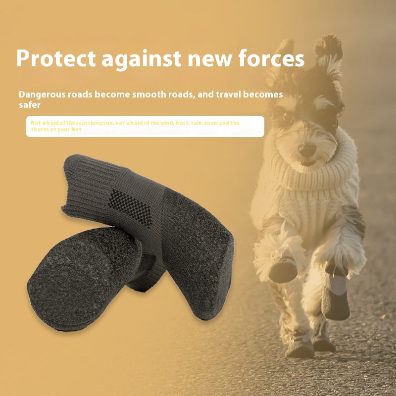 Outdoor Pet Protection Ankle Sock Small And Medium Dogs Outdoor Shoes Anti-dirty Booties