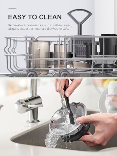 Juicer, Reemix Centrifugal Juicer Machines Whole Fruit and Vegetable, 3-inch Wide Mouth Juicer Extractor with 2 Speeds, Brush Included Easy to Clean