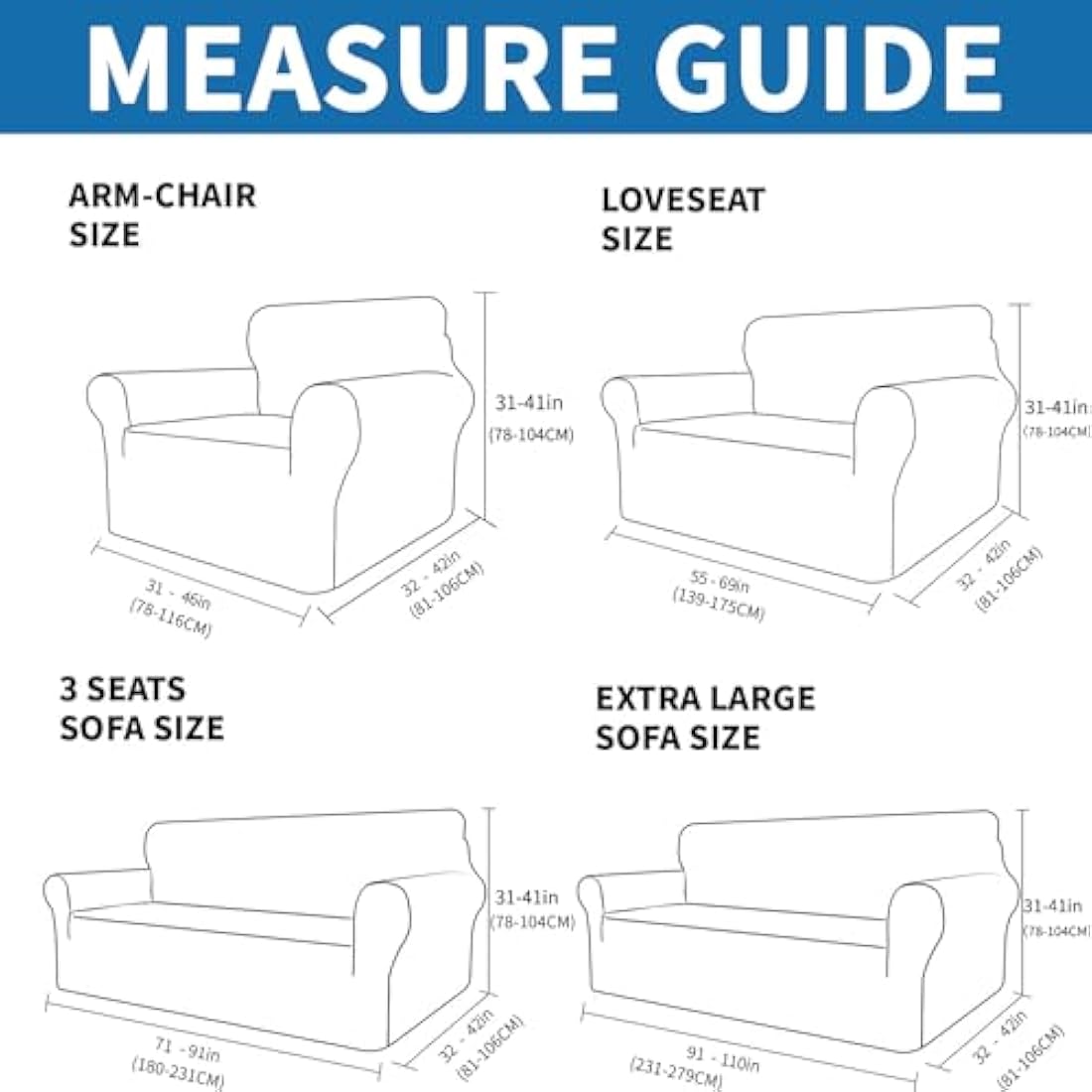 XINEAGE High Stretch Sofa Covers 4 Seater Latest Jacquard Extra Large Couch Covers for Dogs Pet 1 Piece Sofa Slipcovers Living Room Non Slip Couch Furniture Protector Washable (4 Seater, Beige)
